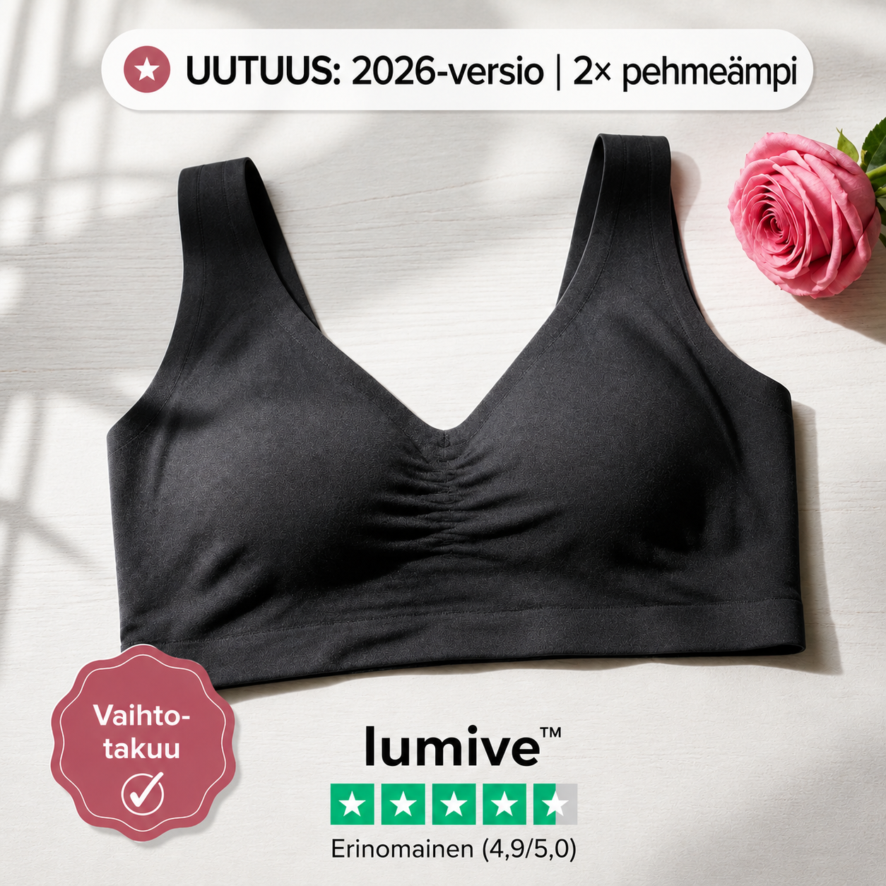 LUMIVE™ Sømløs Premium-BH