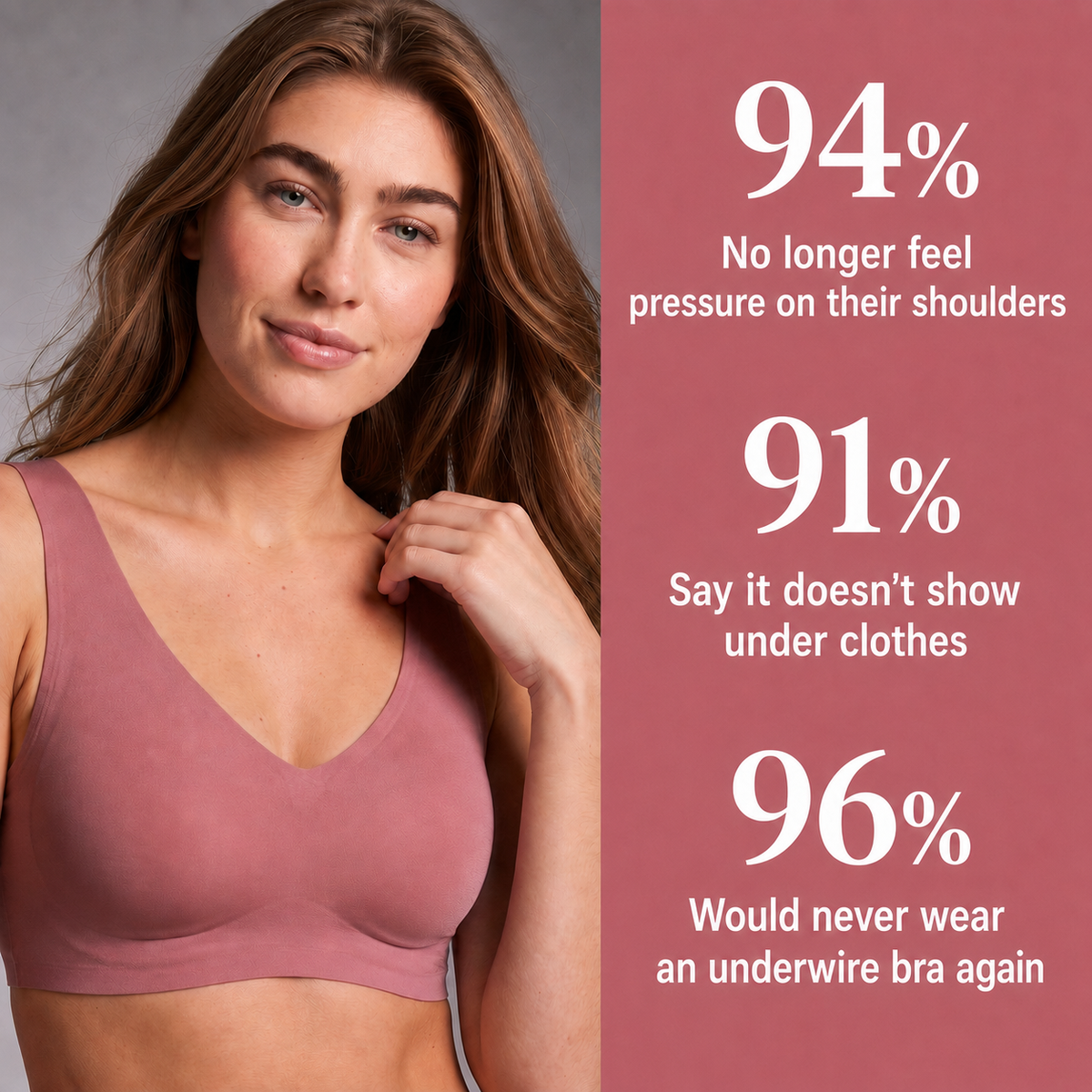 LUMIVE™ CA Premium Seamless Comfort Bra