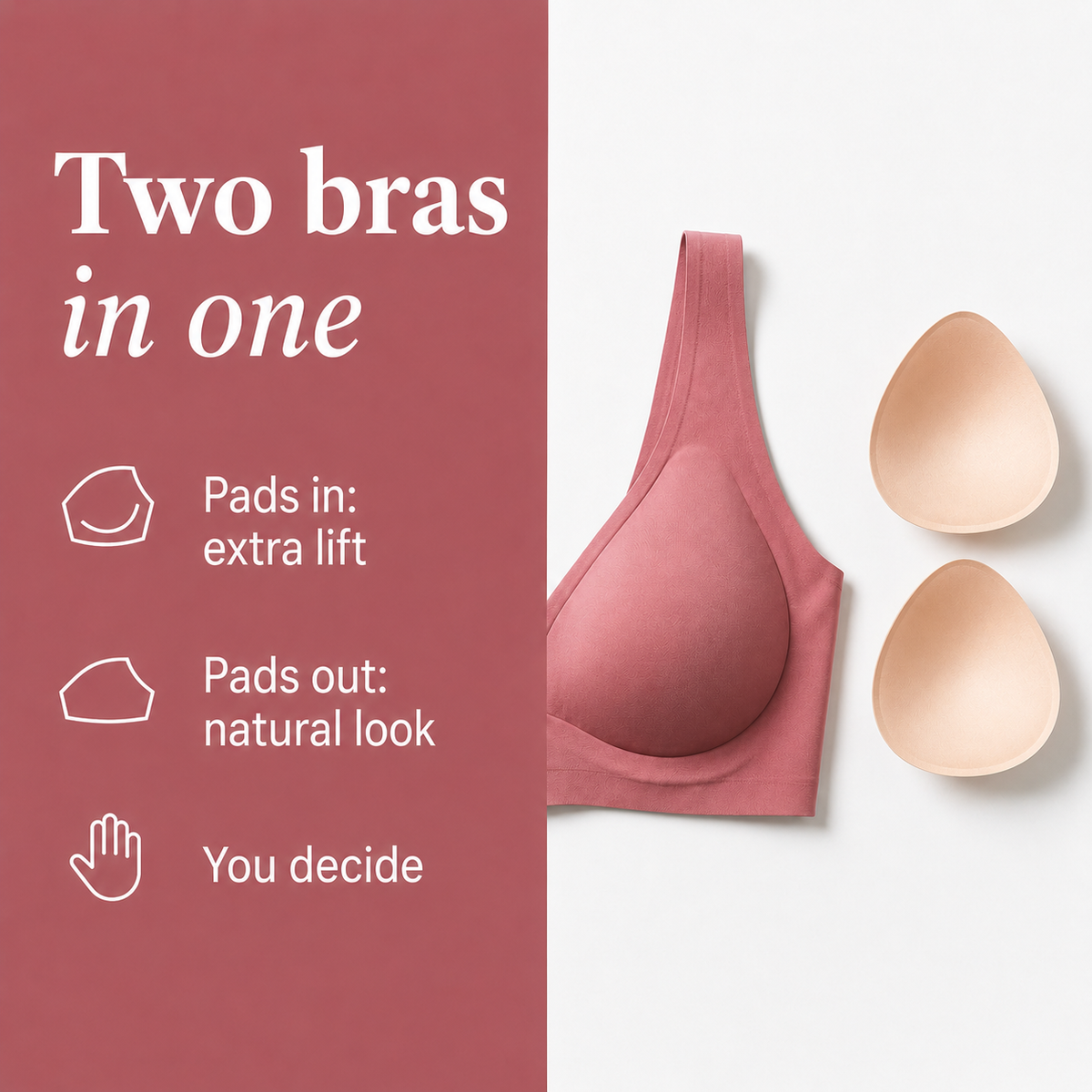 LUMIVE™ CA Premium Seamless Comfort Bra