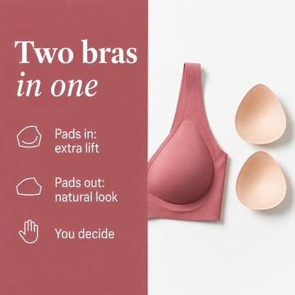 LUMIVE™ CA Premium Seamless Comfort Bra