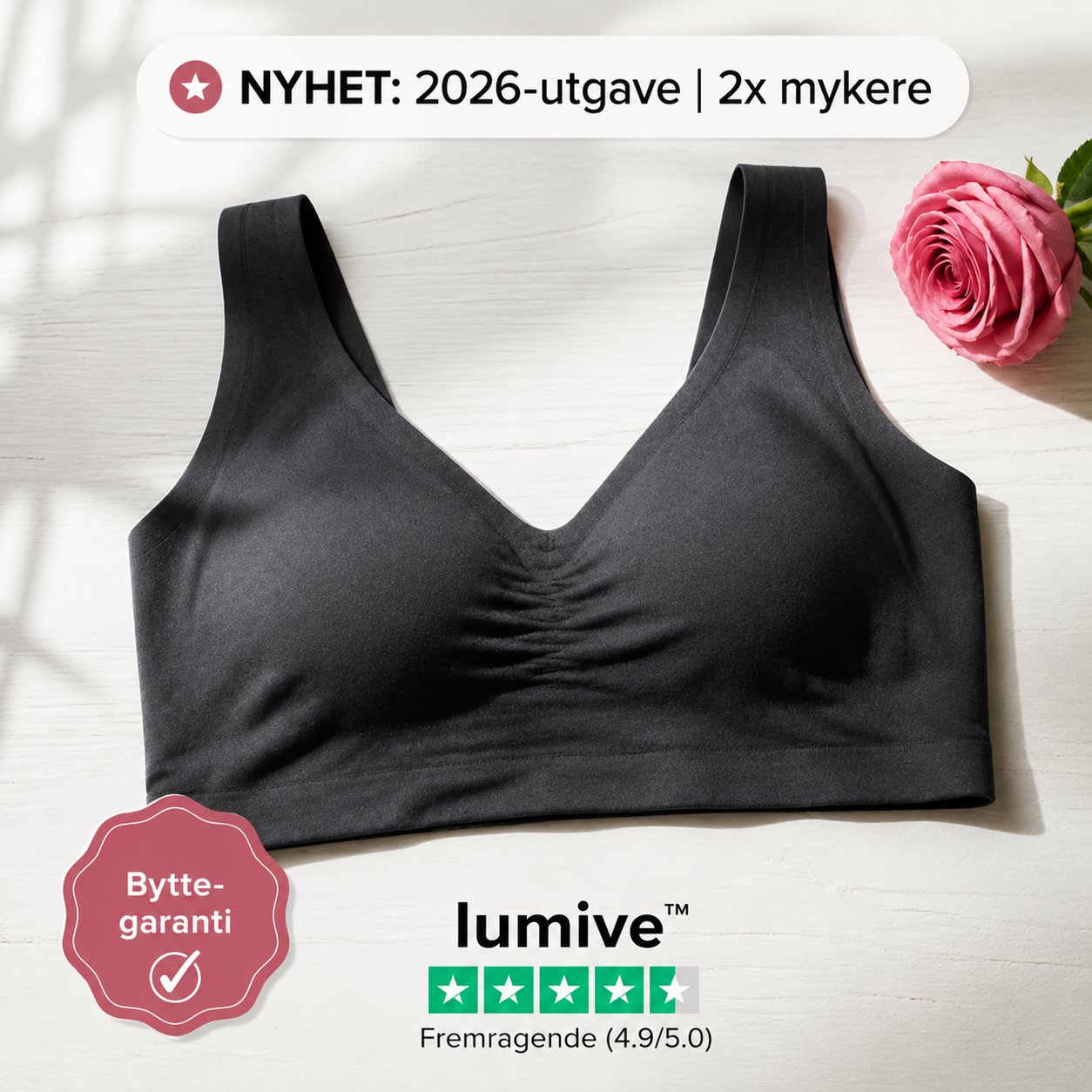 LUMIVE™ Eksklusiv komfort-BH