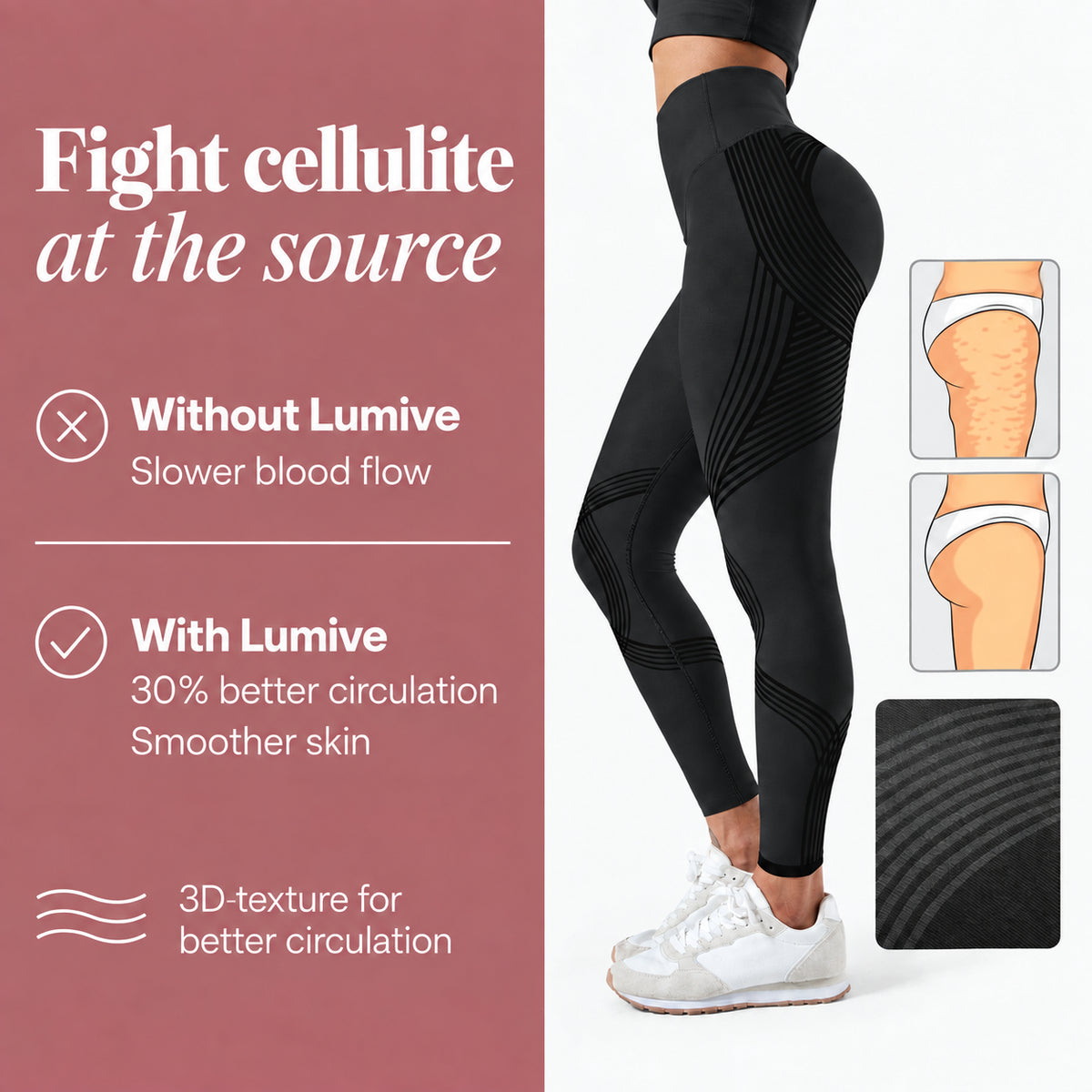 LUMIVE™ US 3D-Sculpting Compression Leggings