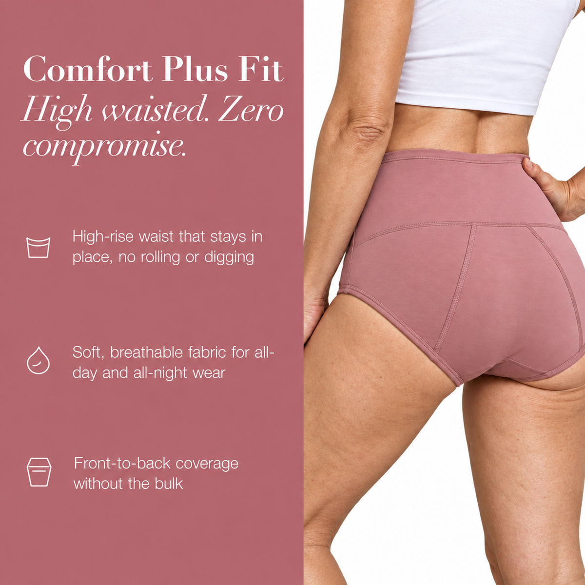 LUMIVE™ US 4-Layer High-Waisted Leakproof Underwear