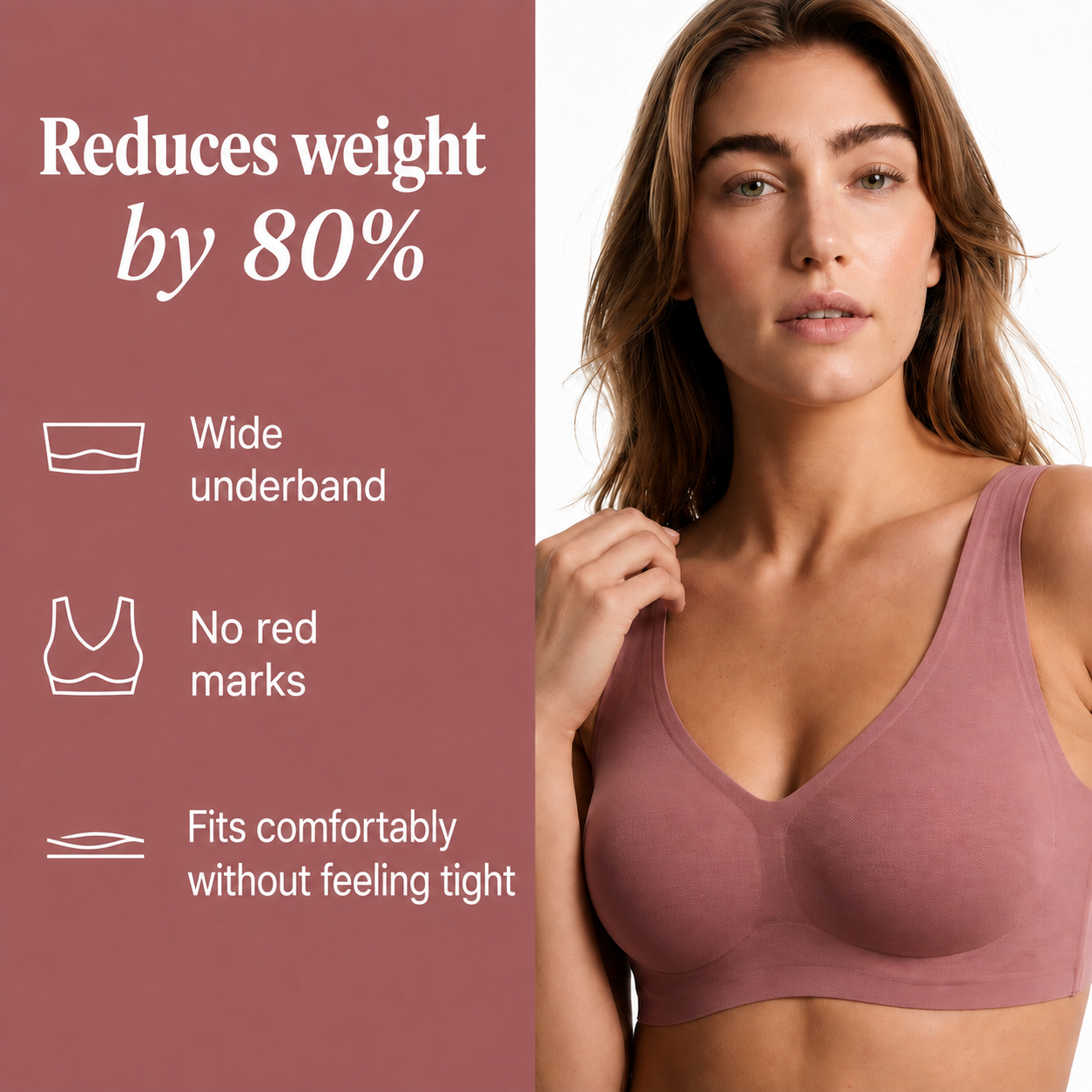 LUMIVE Premium Seamless Comfort Bra – beautiful silhouette